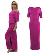 Women Boho Maxi Dress with Pocket