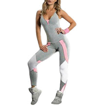 Women Sporty Bodysuit Bandage Backless