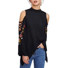 Women Casual Crisscross Flare Sleeve Blouse