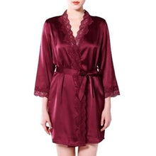 Women Lace Sexy Robe Silk Nightgown