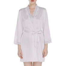 Women Lace Sexy Robe Silk Nightgown