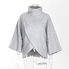 Women TurtLeneck 3/4 Sleeve Casual Blouse