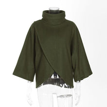 Women TurtLeneck 3/4 Sleeve Casual Blouse