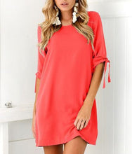 Women Casual Shirt Dress Half Sleeve