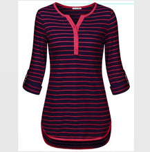 Women Striped T Shirt Casual