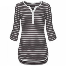 Women Striped T Shirt Casual