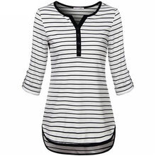 Women Striped T Shirt Casual