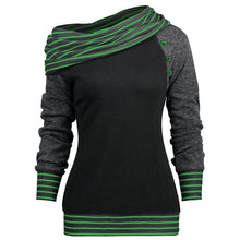 Women Stripe Long Sleeve T-shirt