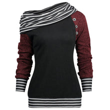 Women Stripe Long Sleeve T-shirt