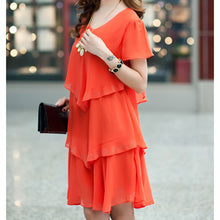 Women Chiffon Dress (Plus Size)