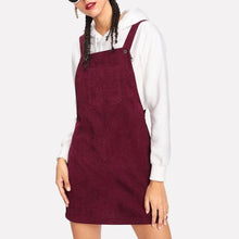 Women Burgundy Cute Sleeveless Short Dress