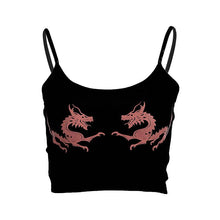 Women Dragon Printed Cami