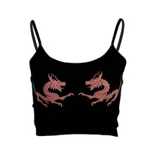 Women Dragon Printed Cami