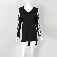 Women Sexy V-Neck Long Sleeve Blouse