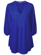 Women Plus Size Chiffon Blouse