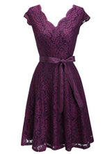 Women Lace Knee-Length Dress