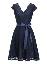 Women Lace Knee-Length Dress