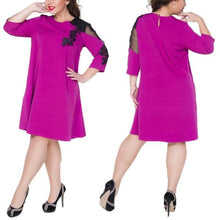 Women Lace Party Dress (Plus Size)