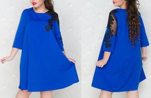 Women Lace Party Dress (Plus Size)