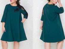 Women Lace Party Dress (Plus Size)