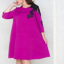 Women Lace Party Dress (Plus Size)