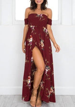 Women Chiffon Maxi Dresses Boho Style
