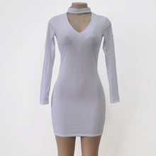 Women Choker Sweater Dress