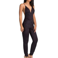 Women Bodycon Jumpsuit Deep V neck
