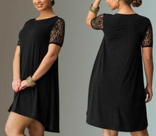 Women Lace Casual Dress (Plus Size)