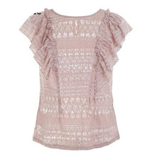 Women Sexy Sleeveless Lace Blouse