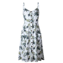 Women Print Floral Dot Long Cami Dress