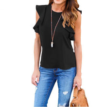 Women O Neck Sleeveless Shirt - Plus Size