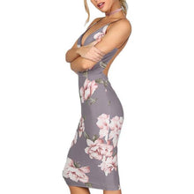 Women Bodycon Party Dress Floral