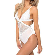 Women Sexy Lace Floral Bodysuit