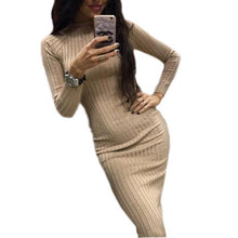 Women Sexy Midi Bodycon Dress