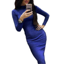 Women Sexy Midi Bodycon Dress