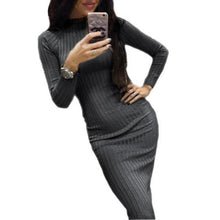 Women Sexy Midi Bodycon Dress