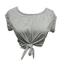 Women Knotted Tie Casual Crop Top (3 Color)