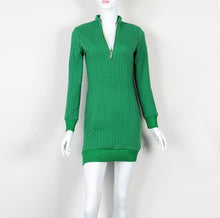 Women Sweater Dress V Neck
