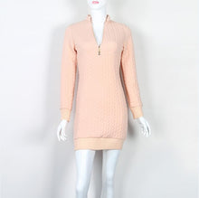 Women Sweater Dress V Neck