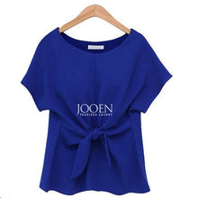 Women Bowknot Blouses O-neck (Plus size)