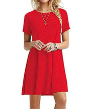 Women Casual Dress Short Sleeve - Plus Size