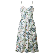 Women Print Floral Dot Long Cami Dress