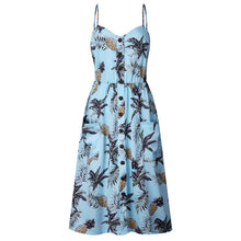 Women Print Floral Dot Long Cami Dress