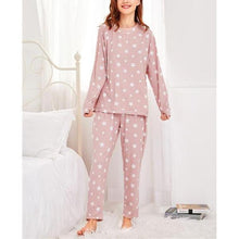 Women Stars Print Pajama Set