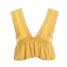 Women Sexy V Neck Chiffon Cami